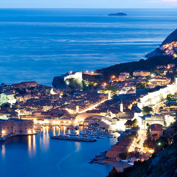 Croatia- Dubrovnik at night