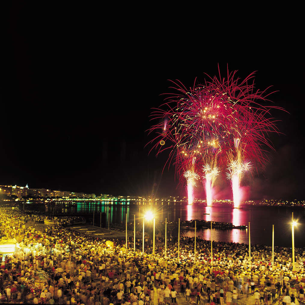 France- La-Fayette French Riviera International Fireworks Festival Cannes
