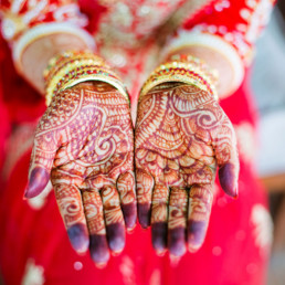 India- Hands with Henna
